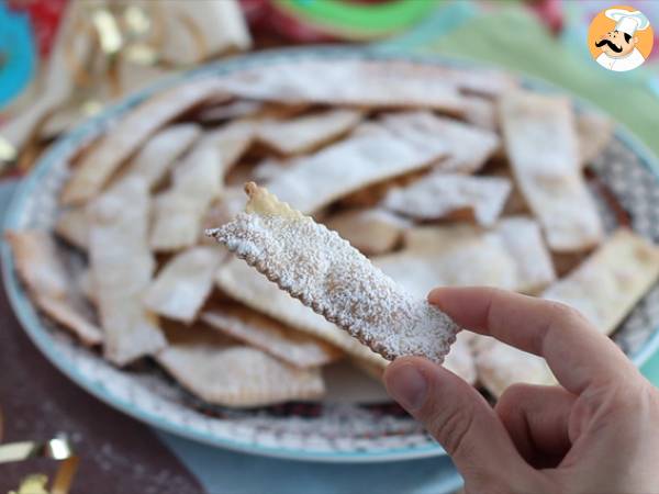 Chiacchiere di carnevale - Italiaanse gebakken bugnes - Voorbereiding stap 6