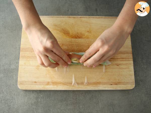 Loempia's met gerookte zalm en appel - Voorbereiding stap 4