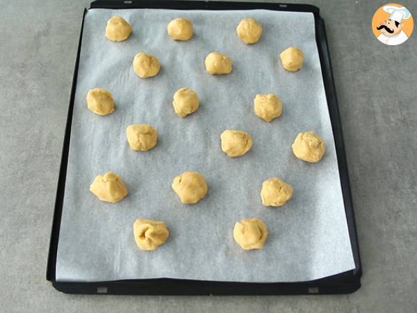 Koekjes met restjes paaschocolade - Voorbereiding stap 2