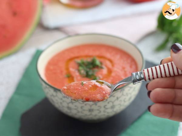 Koude watermeloen en tomatensoep - Voorbereiding stap 3