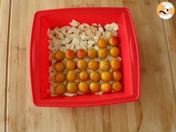 Gâteau renversé met mirabellen en amandelen - Voorbereiding stap 2