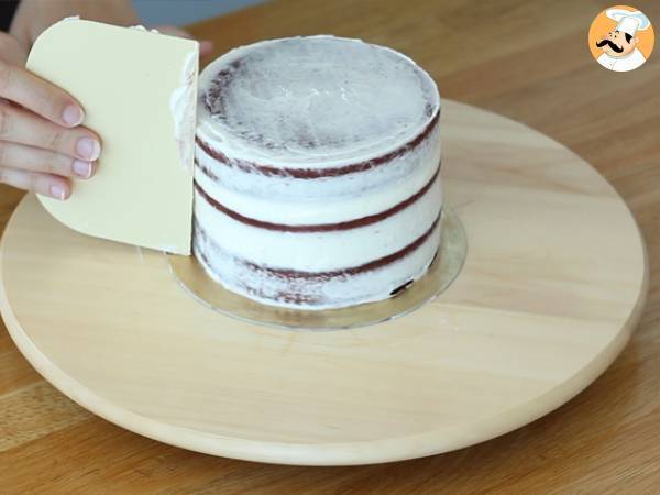 Rood fluwelen cake - Voorbereiding stap 11