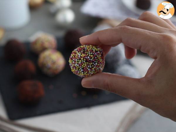 Truffels met chocoladecoating - Voorbereiding stap 6