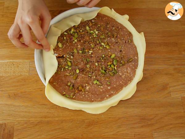 Frangipane frambozen pistache galette des rois - Voorbereiding stap 5