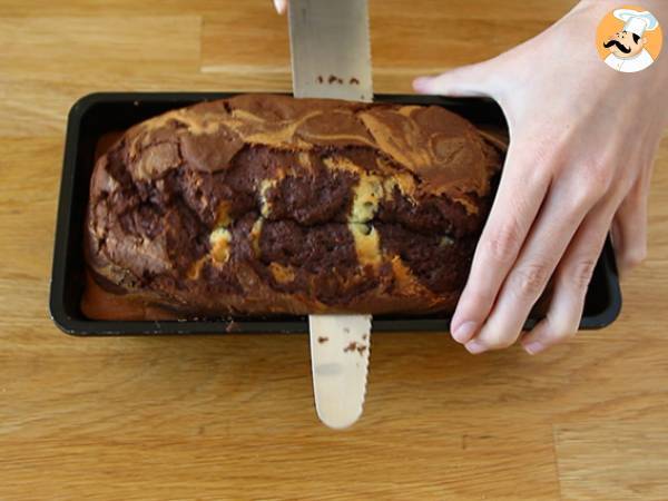 Marmeren biscuit met amandelglazuur - Voorbereiding stap 6