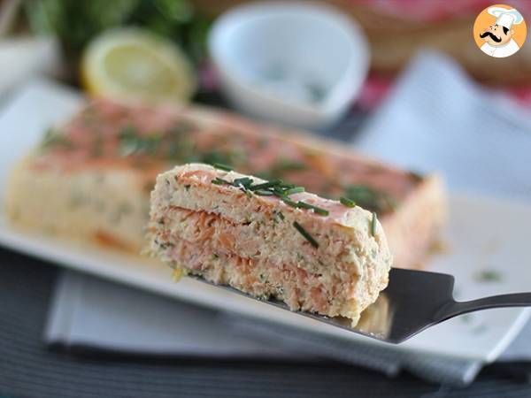 Terrine van verse zalm en gerookte zalm - Voorbereiding stap 5