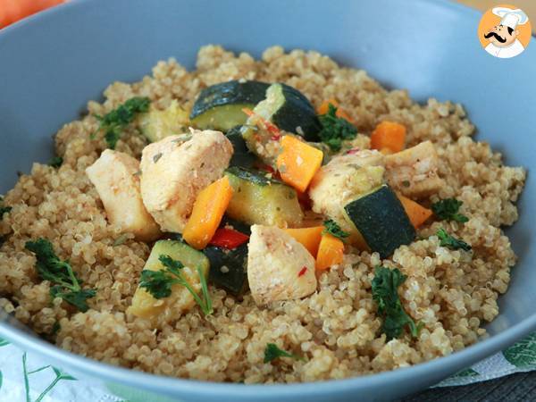 Quinoa met groenten en kip - Voorbereiding stap 4