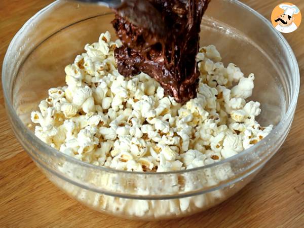 Chocolade popcorn en marshmallow - Voorbereiding stap 4