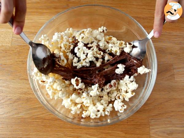 Chocolade popcorn en marshmallow - Voorbereiding stap 5