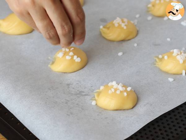 Chouquettes, soezen met parelsuiker - Voorbereiding stap 4