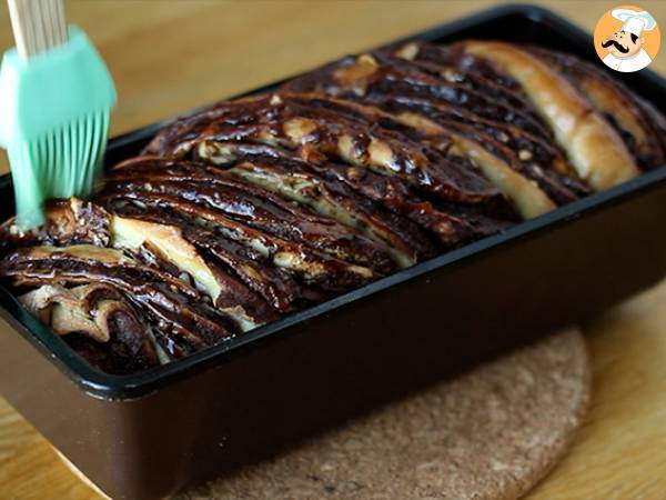 Chocolade- en hazelnootbabka - Voorbereiding stap 9