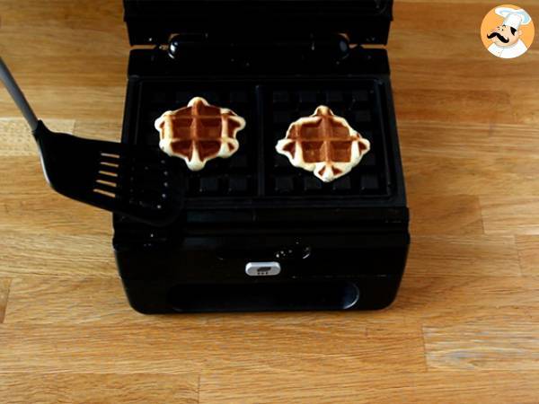 Mini chocolade wafels - Voorbereiding stap 4