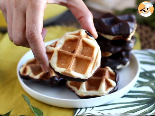 Mini chocolade wafels - Voorbereiding stap 6