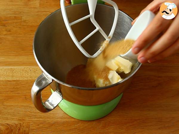 Chocolade koekjescake - Voorbereiding stap 1