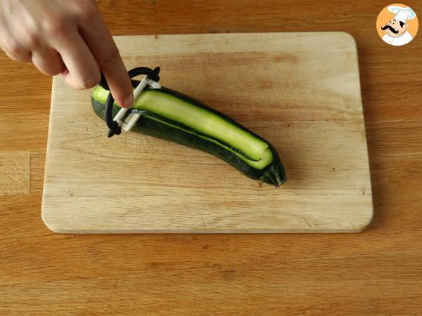 Courgette met sardines rolletjes - Voorbereiding stap 1