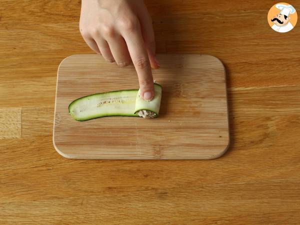 Courgette met sardines rolletjes - Voorbereiding stap 3