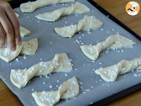 Bladerdeeg torsades met vanillecrème - Voorbereiding stap 7