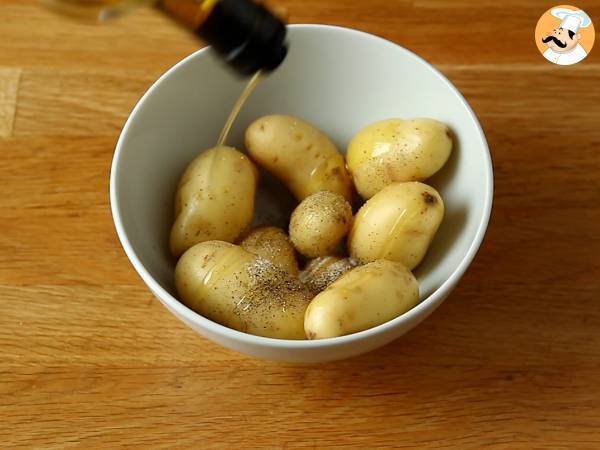 Verrines van raclette (zonder gourmetstel): om zelfs als aperitief van te genieten - Voorbereiding stap 1