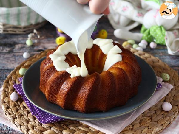 Paas Bundt cake met citroen en witte chocolade - Voorbereiding stap 7