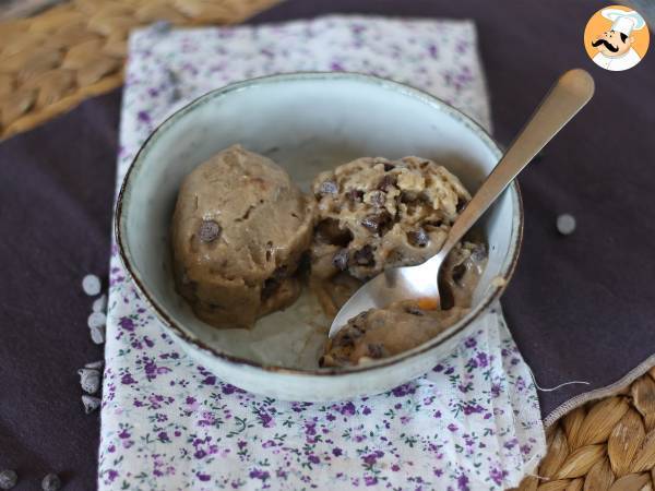 Vegan bananenijs supermakkelijk te maken koekjessmaak! Veganistisch koekjesdeeg - Voorbereiding stap 3