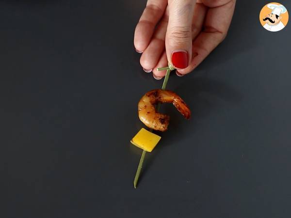 Garnalen- en mangogrutjes voor een zoet en hartig aperitief - Voorbereiding stap 5