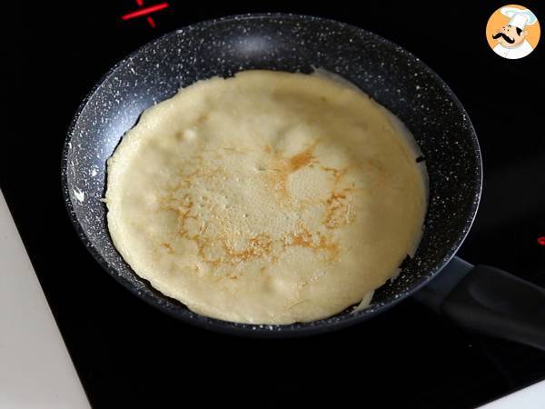 Tiramisu-achtige pannenkoekentaart met koffie en cacao - Voorbereiding stap 1