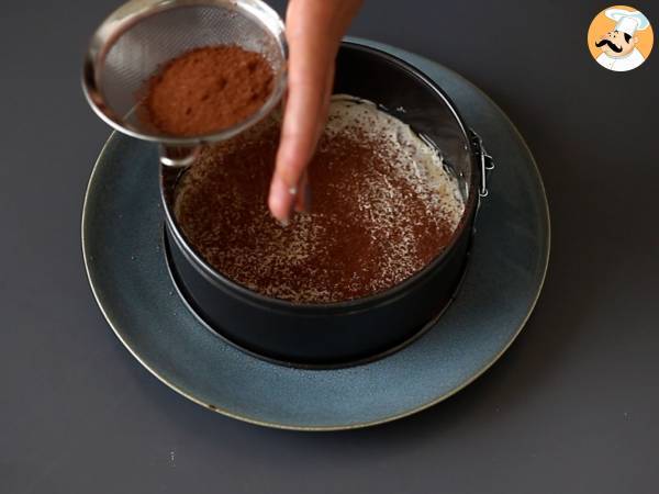 Tiramisu-achtige pannenkoekentaart met koffie en cacao - Voorbereiding stap 5