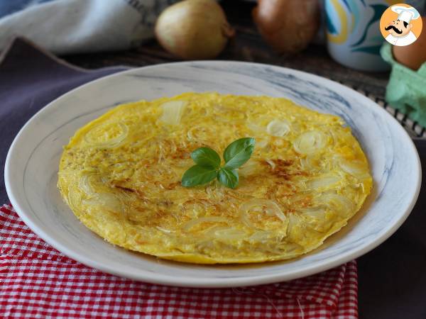 Uienomelet, het lekkere en makkelijk te bereiden recept - Voorbereiding stap 7