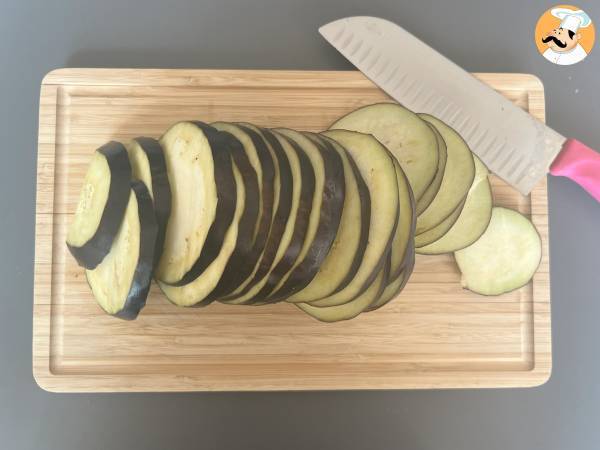 Pasta Siciliana met aubergine, de makkelijke en lichte versie - Pasta alla Norma - Voorbereiding stap 1