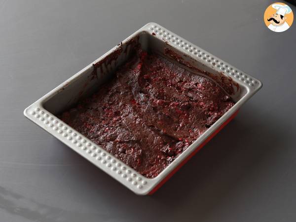 Chocolade-frambozen brownie, pure verwennerij! - Voorbereiding stap 4