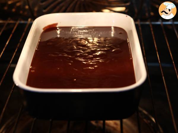 EXTRA FONDANT chocolade en kastanje roomtaart met slechts 4 ingrediënten - Voorbereiding stap 4