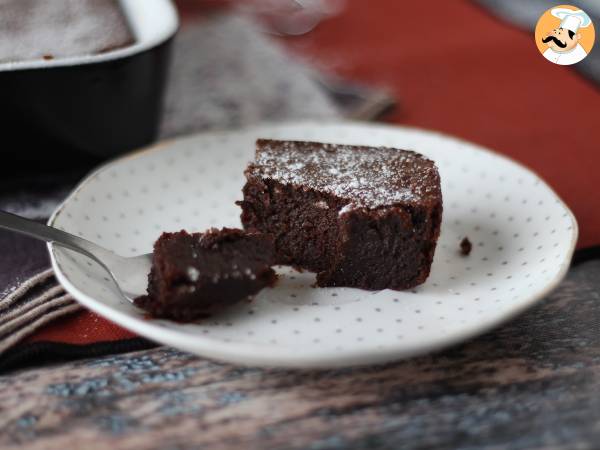 EXTRA FONDANT chocolade en kastanje roomtaart met slechts 4 ingrediënten - Voorbereiding stap 5