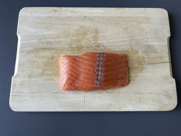 Zalm in pistachekorst - Voorbereiding stap 1