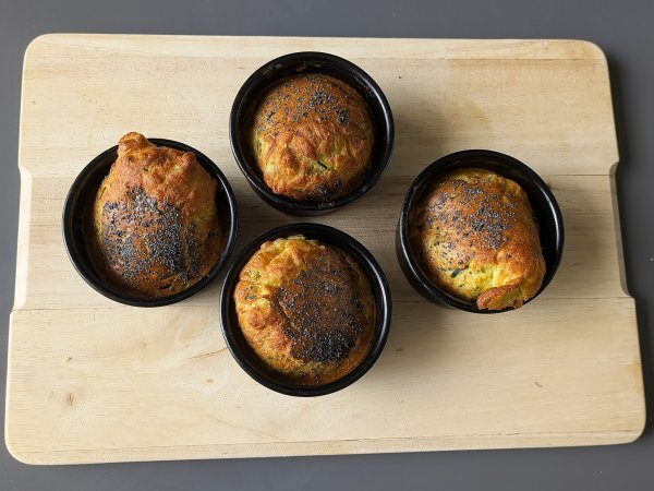 Courgette muffins in air fryer: het luchtige recept - Voorbereiding stap 7