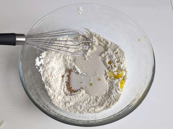 Zachte vegan pannenkoeken met vlaasei: makkelijk en eivrij recept - Voorbereiding stap 4