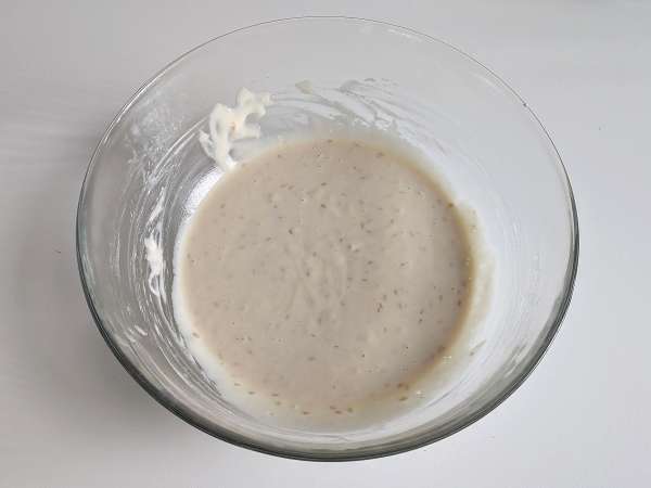 Zachte vegan pannenkoeken met vlaasei: makkelijk en eivrij recept - Voorbereiding stap 5
