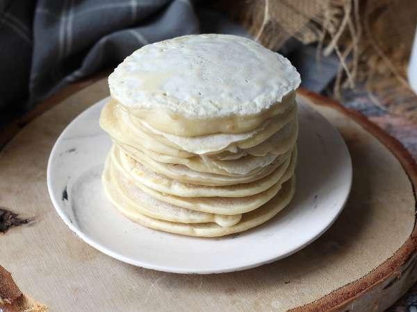 Zachte vegan pannenkoeken met vlaasei: makkelijk en eivrij recept - Voorbereiding stap 9