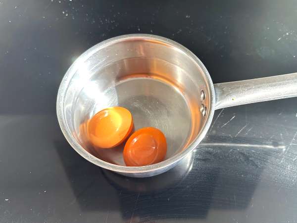 Gekookt ei-eiwitmayonaise: licht, lekker en olievrij - Voorbereiding stap 1