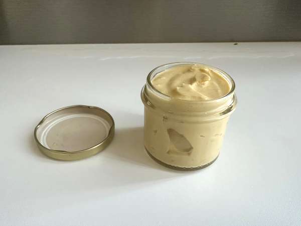 Gekookt ei-eiwitmayonaise: licht, lekker en olievrij - Voorbereiding stap 4