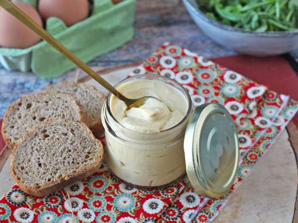 Gekookt ei-eiwitmayonaise: licht, lekker en olievrij - Voorbereiding stap 5