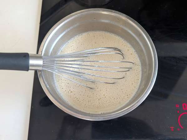 Snelle en makkelijke eiercrème - Voorbereiding stap 3