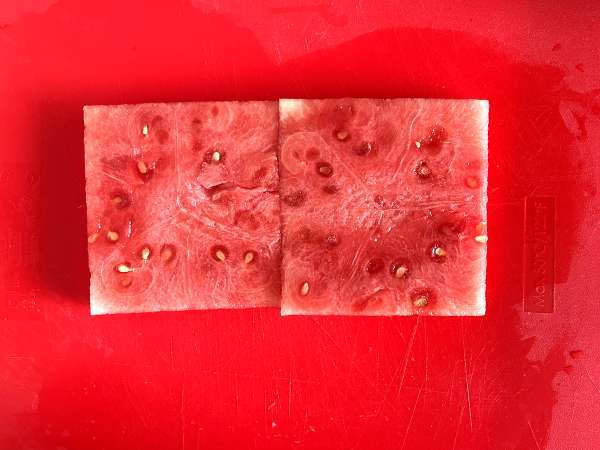 Watermeloen feta rucola sandwich, het vetste virale recept voor de zomer! - Voorbereiding stap 2