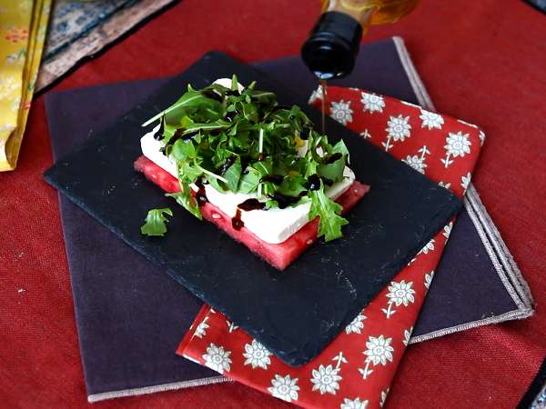 Watermeloen feta rucola sandwich, het vetste virale recept voor de zomer! - Voorbereiding stap 4