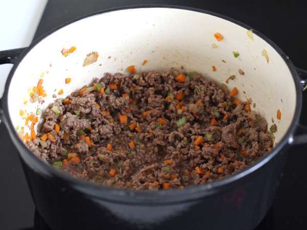Pasta met bolognesesaus - tagliatelle al ragù alla bolognese - Voorbereiding stap 3