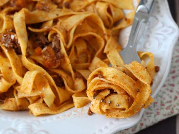 Pasta met bolognesesaus - tagliatelle al ragù alla bolognese - Voorbereiding stap 9