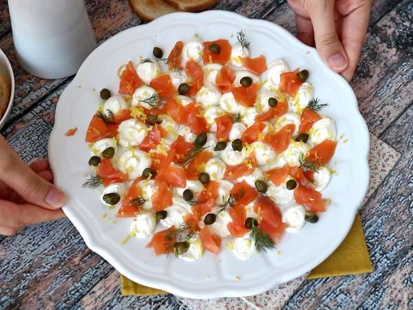 Aperitiefpasta met gerookte zalm - Voorbereiding stap 5