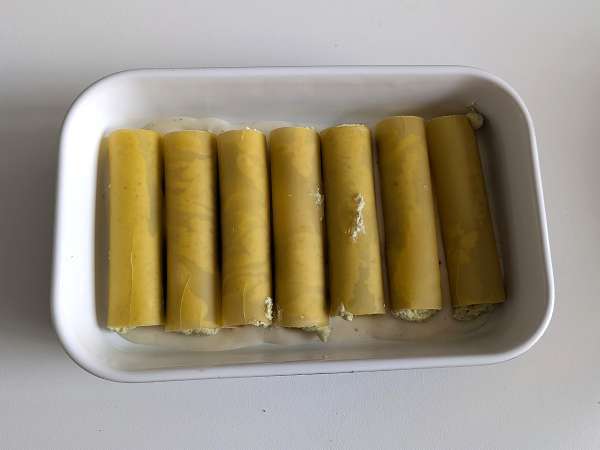 Gegratineerde pestocannelloni: het makkelijke en lekkere recept - Voorbereiding stap 6