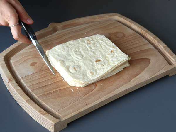 Spiesjes van lavas kebab met tortilla's, gemakkelijk te bakken in de airfryer! - Voorbereiding stap 4