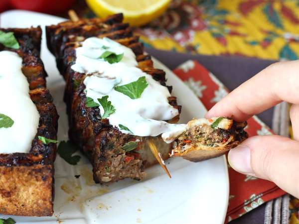Spiesjes van lavas kebab met tortilla's, gemakkelijk te bakken in de airfryer! - Voorbereiding stap 11