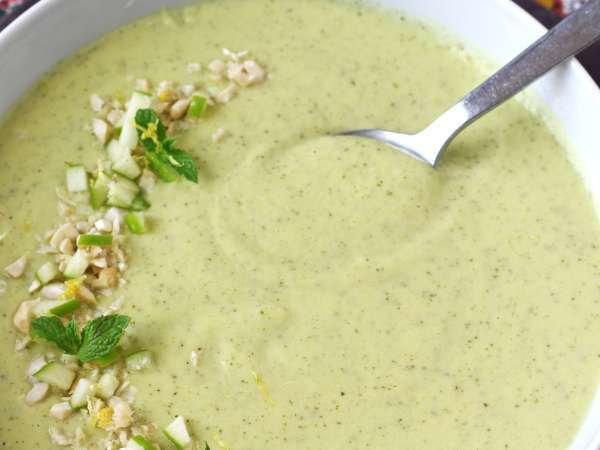 Courgettecrème met groene appel en yoghurt in 30 minuten klaar - Voorbereiding stap 8